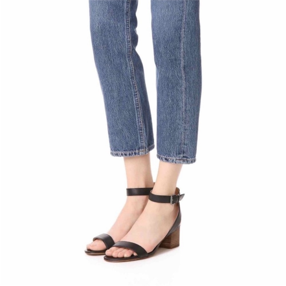 Madewell 7 Alice Black Leather Sandal - Picture 7 of 8
